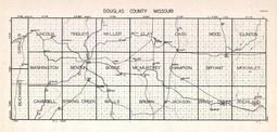 Douglas County, Lincoln, Findley, Miller, Clay, Cass, Wood, Clinton, Washington, Buchanan, Spencer, Missouri State Atlas 1940c